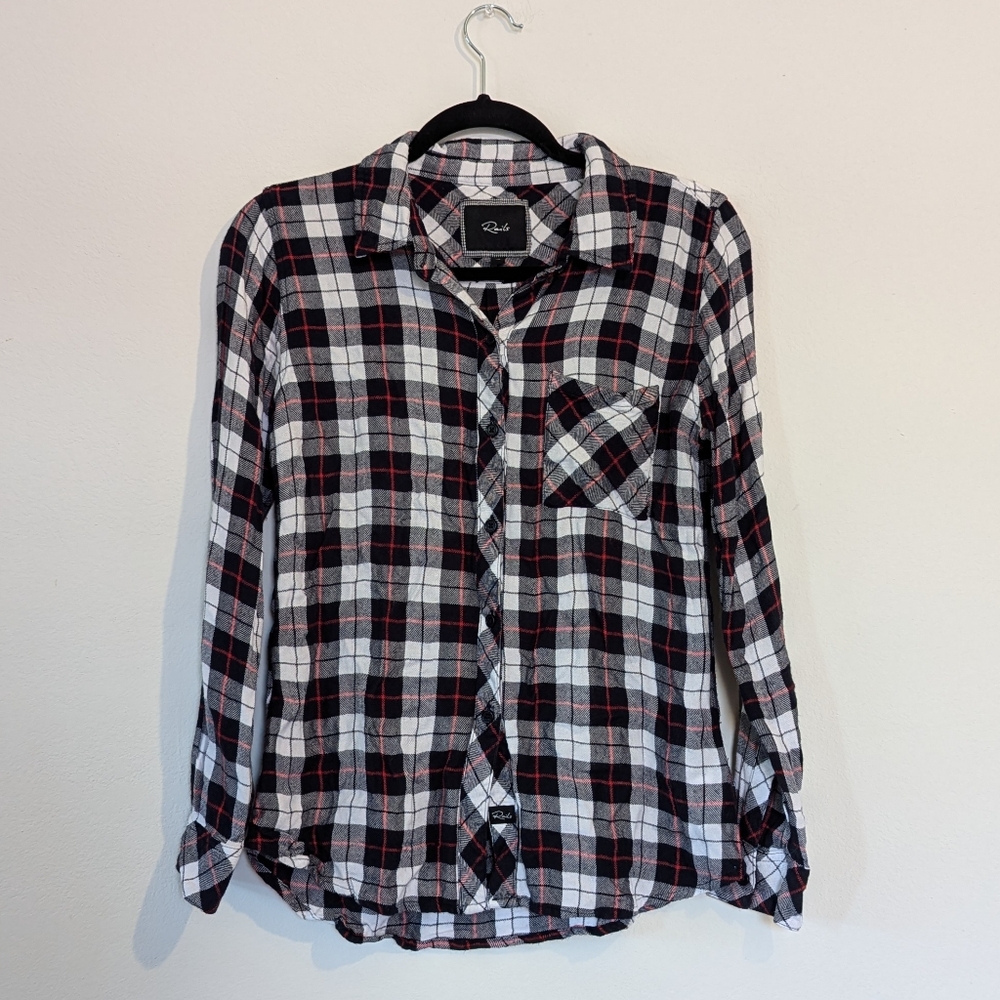 Rails Hunter Plaid Button Down Shirt Size Extra Small